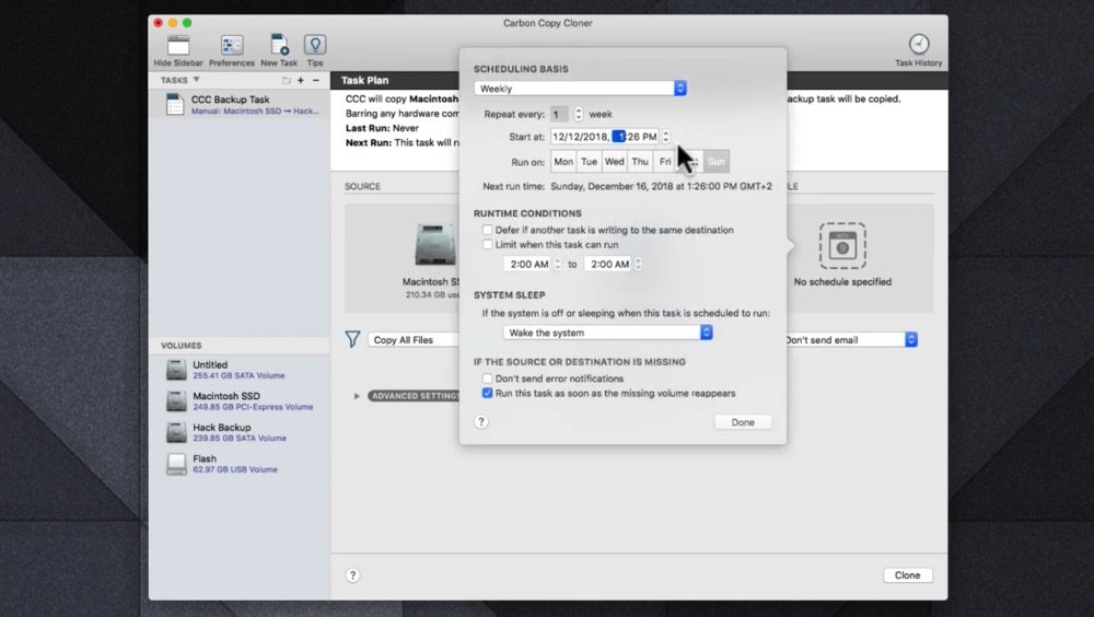Carbon Copy Cloner screenshot 4